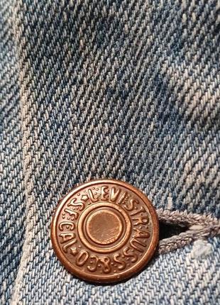 Куртка джинсовая винтажная 70-80 х годов levi's 
 size s - m7 фото