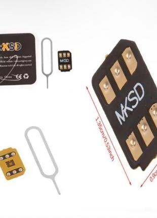 Новинка 2024 года чип rsim mksd gold, чипы для разблокировки iphone режим qpe3 фото