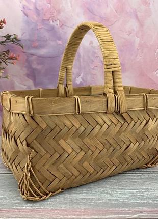 Плетеная корзина пасхальная "seged" с ручками 17x25x12.5см