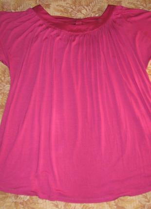 Бордова блуза із шовковим бантом на спині великий розмір7 фото