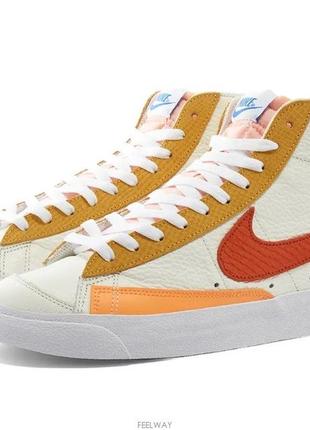 Nike blazer mid '77 «campfire orange» женские. оригинал. новые.1 фото