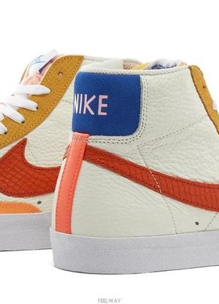 Nike blazer mid '77 «campfire orange» женские. оригинал. новые.5 фото