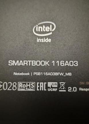 Ноутбук 
prestigio smartbook 116a033 фото