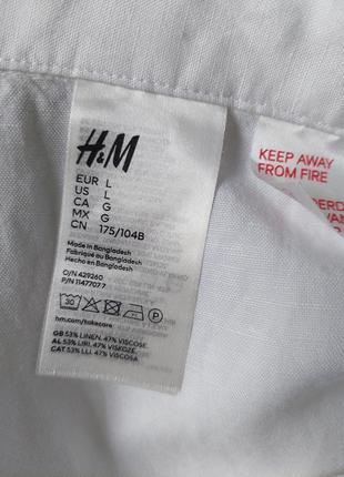 Белая всесезон пижама h&amp;m женская пижама с льном9 фото