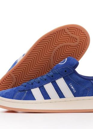 Женские кроссовки синие adidas campus2 фото