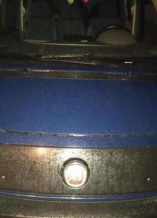 Зимняя накладка на решетку радиатора fiat scudo 2007- (верх) матовая digital designs