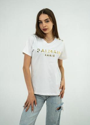 Футболка жіноча balmain kb-22215 white xxl