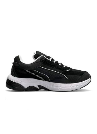 Мужские кроссовки puma teveris nitro black white5 фото