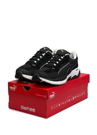 Мужские кроссовки puma teveris nitro black white9 фото