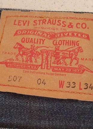 Джинсы levi strauss 507 w 33 l 349 фото