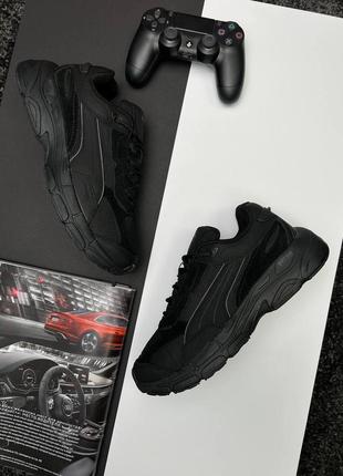 Чоловічі кросівки puma teveris nitro all black6 фото