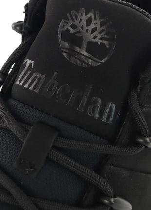 Timberland sprint trekker mid hiker black nubuck. мужские ботинки8 фото