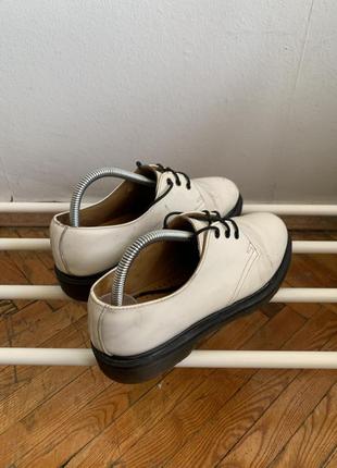 Черевики dr. martens 1461 white2 фото