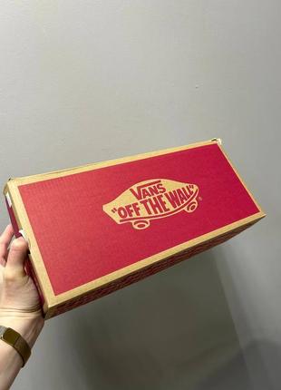 Жіночі кеди бордові з рожевим vans knu burgundy pink4 фото