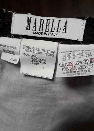 Marella льняная юбка юбка мыды max mara2 фото