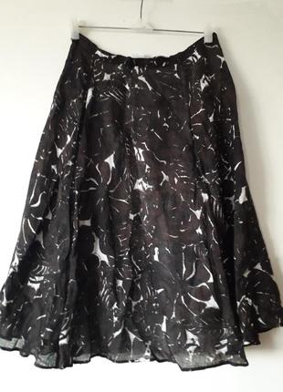 Marella льняная юбка юбка мыды max mara1 фото