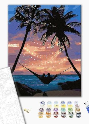 Картина по номерам "романтическое свидание на островах", "bs30579", 40x50 см