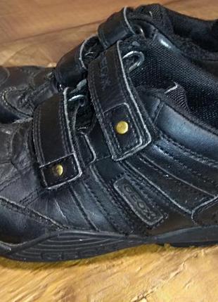 Ботинки кроссовки полуботинки 28-29р 18см кожаные geox2 фото