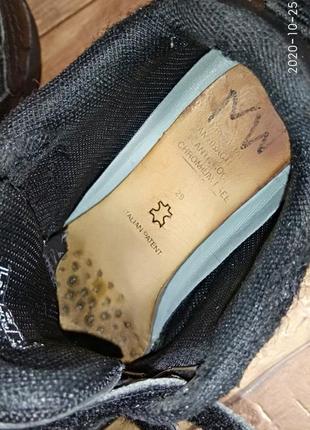 Ботинки кроссовки полуботинки 28-29р 18см кожаные geox3 фото