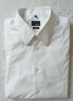 Сорочка біла slim fit