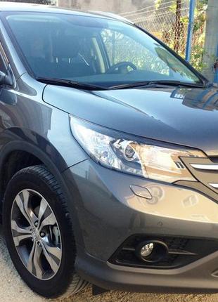 Боковые пороги honda crv 2012-2016 sunrise (2 шт., алюминий) erkul