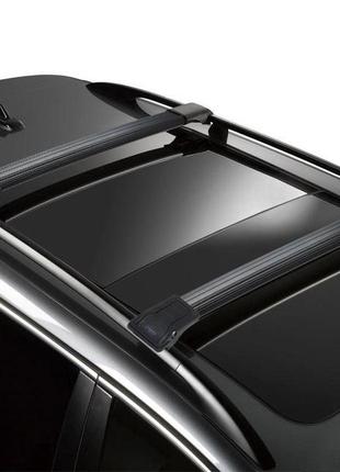 Багажник peugeot 207 2007-2009 чорний на рейлінги erkul