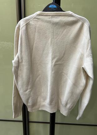 Пуловер светер кофта для парня молочного цвета polo ralph lauren l4 фото