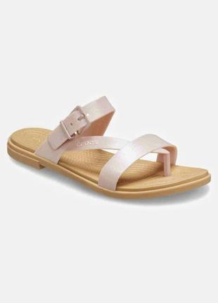 Сандалі жіночі iconic crocs comfort tulum shimmer 37-38 розмір2 фото