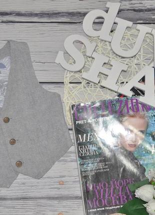 5 - 6 років 116 см дуже модна класна жилетка жилет модна класика