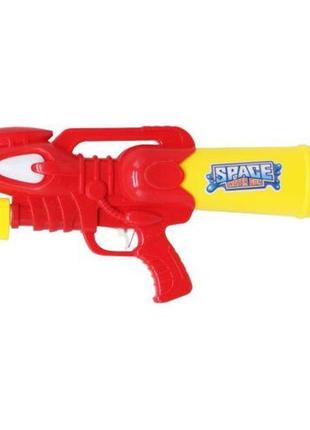 Уцінка. водяний пістолет "space water gun", червоний - зламана ручка1 фото