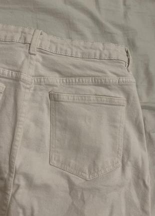 Белая мини-юбка джинсовая sinsay3 фото
