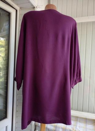 Красивая вискозная блуза туника большого размера батал3 фото