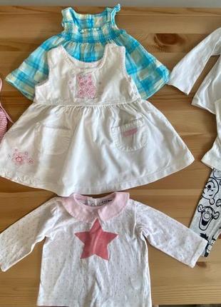 Пакет вещей для новорожденной девочки + муслиновые пеленки