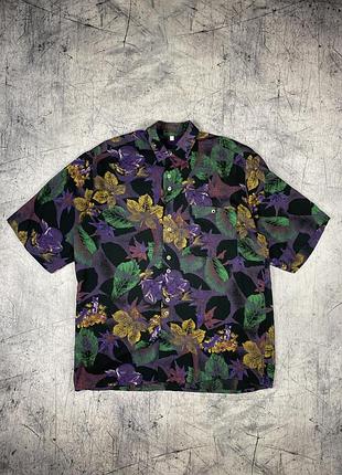 Красивая винтажная рубашка тенниска fix vintage