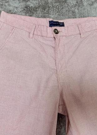 Мужские шорты disigned by f&f размер 32 цвет розовый, мелкая клетка4 фото