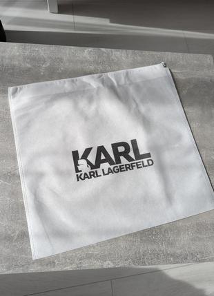 Фирменная упаковка пильник ,чехол маленький karl lagerfeld,упаковка на подарок.подарочная брендовая упаковка