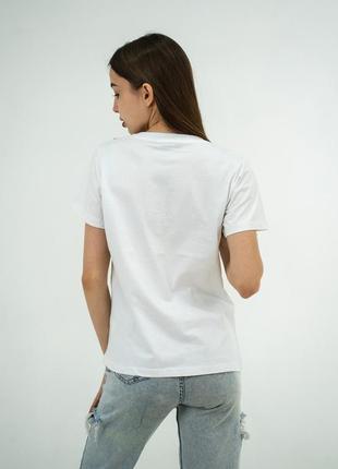 Футболка женская balmain kb-22215 white xl6 фото