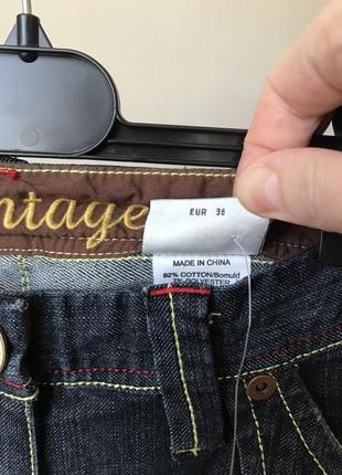 Винтажные джинсы капри с биркой3 фото