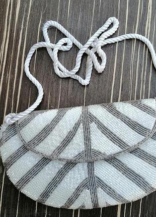 Винтажная сумка клатч из бисера