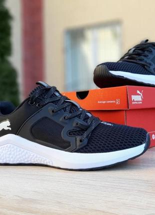 ❗️ акция ❗️кроссовки puma hybrid racer черные на белой❗️распродаж последних размеров❗️4 фото