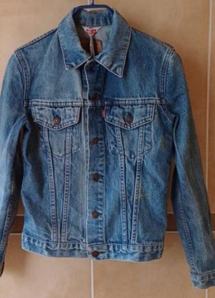 Куртка vintage вінтажна рідкісна джинсова  levi's 70500-02 776
 size 34  made in france  🇫🇷