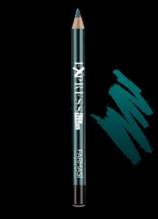 Карандаш для глаз express eye pencil 10 изумрудный металлик make up farmasi