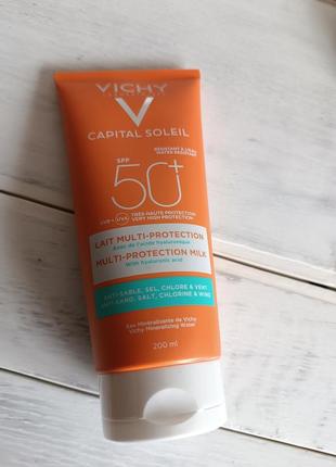 Просрочено  солнцезащитное молочко для тела vichy  capital soleil  spf 50 до 10.20221 фото