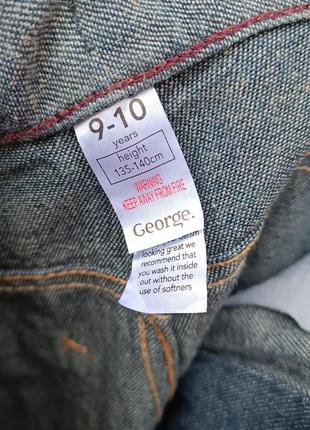 Коттоновые джинсы george на мальчика 8-10 р. 100% cotton3 фото