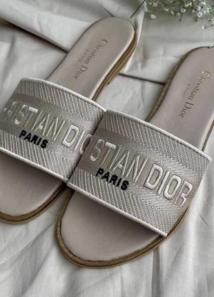 Dior slides ‘beige’1 фото