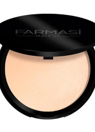 Запеченная фарфоровая пудра terracotta 01 светлый, 10 г make up farmasi