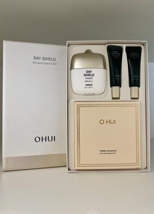 O hui day shield sunquid set spf 50+/ pa++++