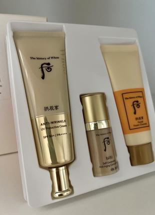 The history of whoo anti-wrinkle uv protective cream special set spf 50+ pa++++2 фото