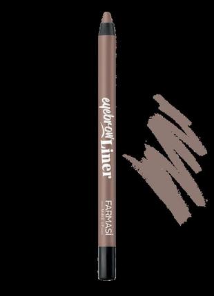 Карандаш для бровей eyebrow liner 01 латте make up farmasi