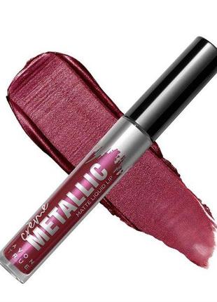 Рідка матова губна помада «металевий ефект» avon mattetallic violet